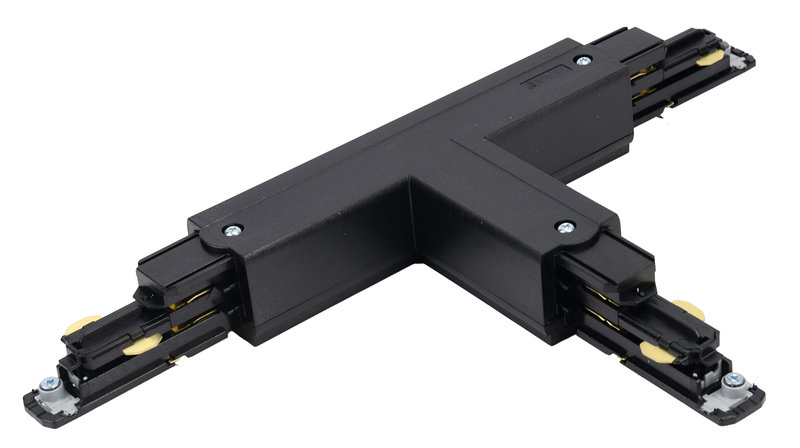 [ARIC-16157] ARIC 16157 - Connecteur En T Pour Rail Dali 023 - Terre Externe - Gauche - Noir