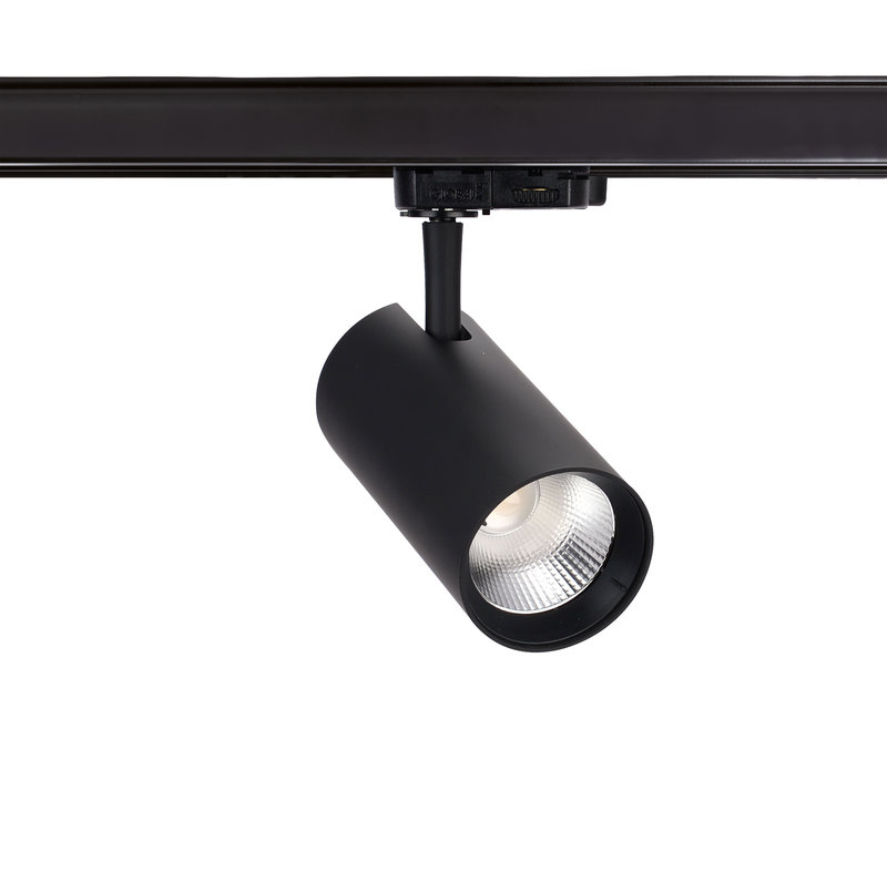 ARIC 51569 - Projecteur Pour Rail 3All. Polaris Noir 45° 10/15W 880-1250Lm 3-Cct 30000H