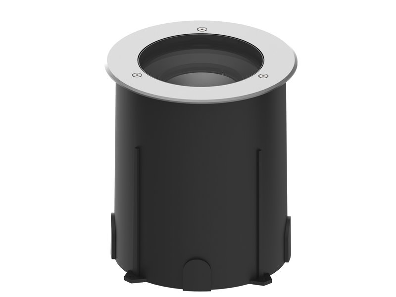 ARIC 51902 - Lumisol 175 - Enc.Sol Ext. Ip67 Ik10 Inox 316L, Rond, Led 9,6W 36° 3000K 1300Lm