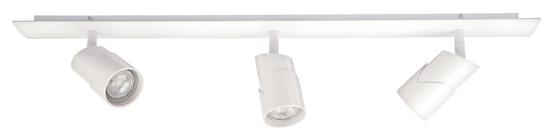 [ARIC-4474] ARIC 4474 - Appl. Barre Kely B3 Gu10, Blanc, Led 5W Cct 3000-4000K 500Lm 15000H Incl.