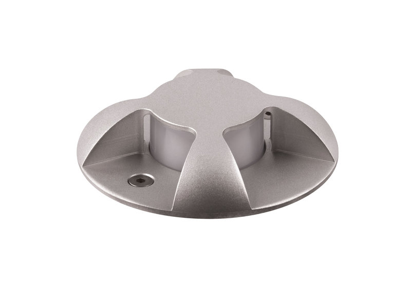 ARIC 50613 - Mira 65-230 B4 - Enc.Sol Ext. Ip67 Ik08, Ø80, Couleur Inox, Led 5W 3000K, 30000H