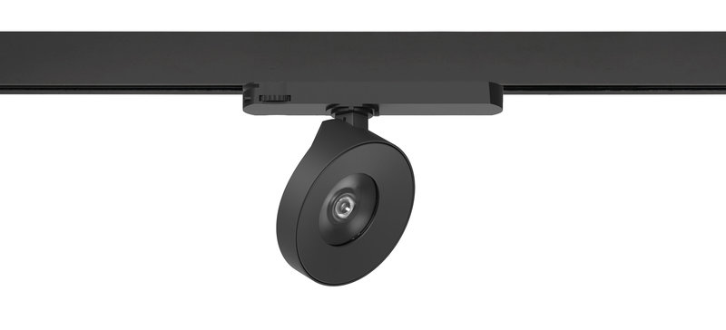 [ARIC-51802] ARIC 51802 - Boken - Proj. Rail 3 All.023, Noir, Rond, Led 14,2W Cct 3/4000K 1230Lm Irc90