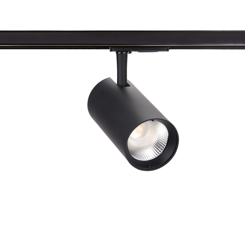 ARIC 51563 - Projecteur Pour Rail 1All. Polaris Noir 45° 10/15W 880-1250Lm 3-Cct 30000H