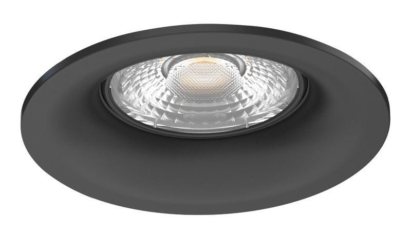 ARIC 51745 - Encastré Aries Tilt Noir Ip5X/65 Ik07 Led 8W 3Cct 2700/3000/4000K 800Lm 50000H