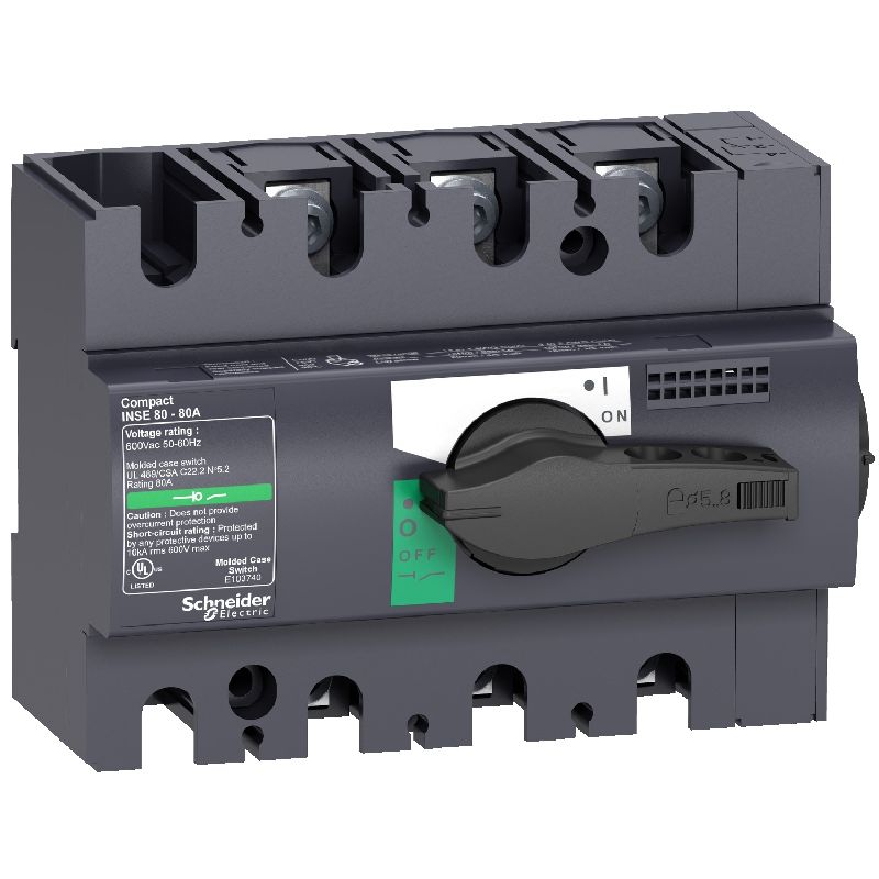 Compact INSE80 - interrupteur - 40A - 3P - à poign 28994