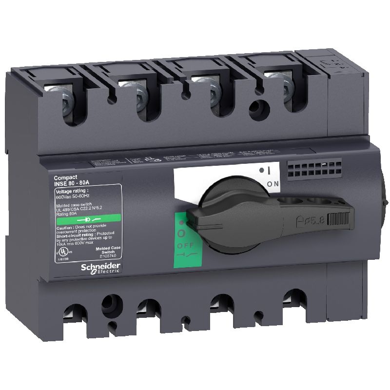 Compact INSE80 - interrupteur - 40A - 4P - à poign 28995