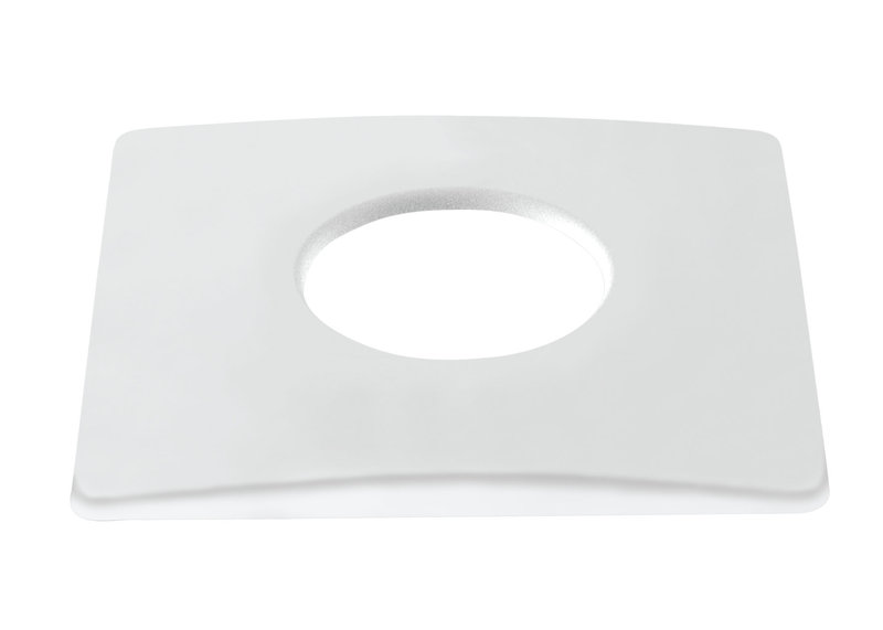 ARIC 11009 - Collerette Aimantée Carrée Pour Ef6, Couleur : Blanc