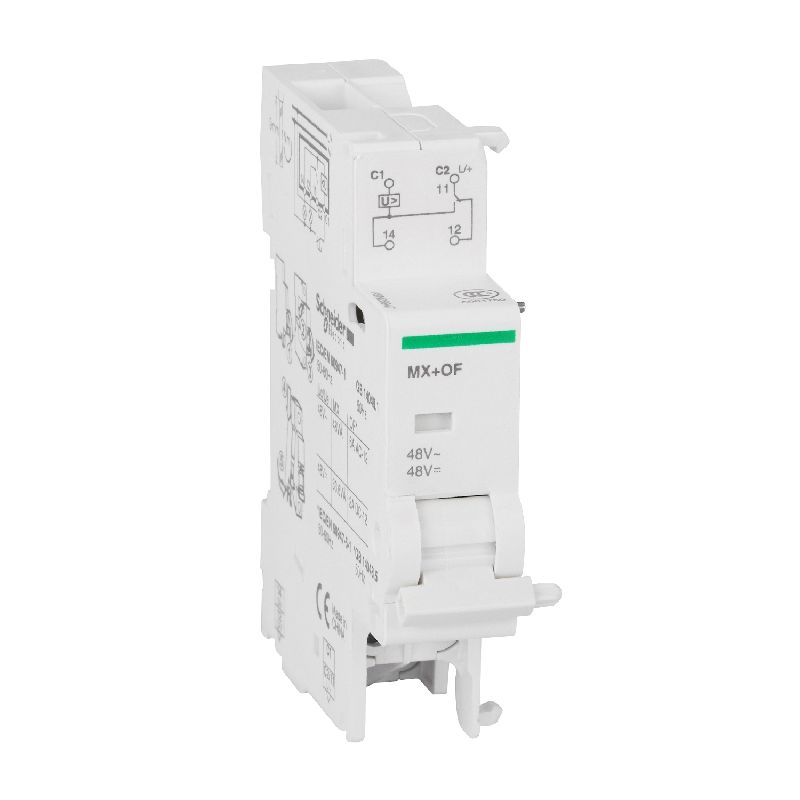 Déclencheur à émission de tension MX + OF 48VCA-CC A9N26947