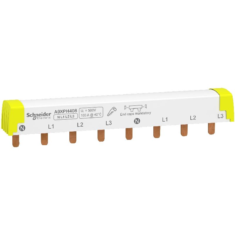 Acti9 iC60 - peigne de raccordement à dents - 4P - A9XPH408