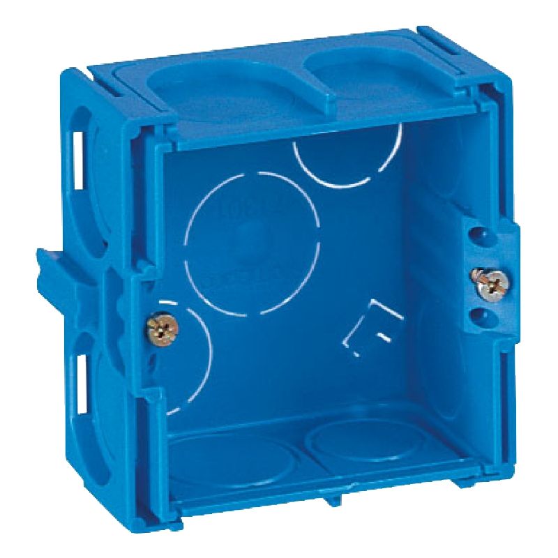 Modulo - boîte carrée - 1 poste - P50mm - entrées ALB71302