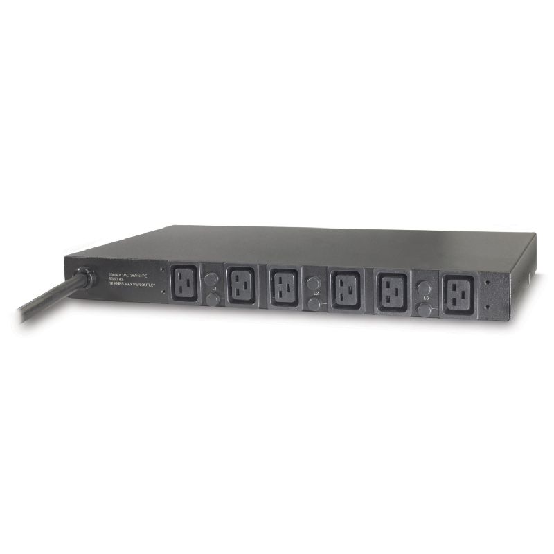 APC, Rack PDU, Basic, 1U, 22kW, 400V, (6) C19 AP7526