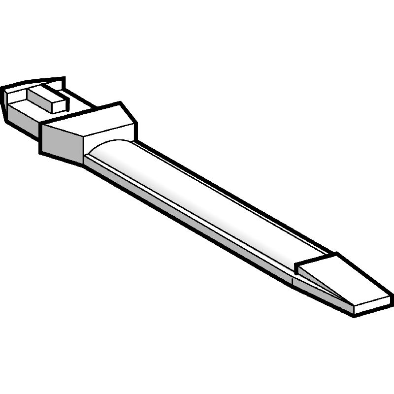 AR1 - porte-jalon - clipsable - pour embout de câb AR1SC03