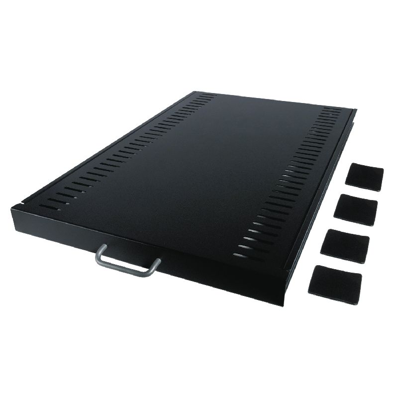 NetShelter Sliding Shelf - 100lbs/45kg Black AR8123BLK