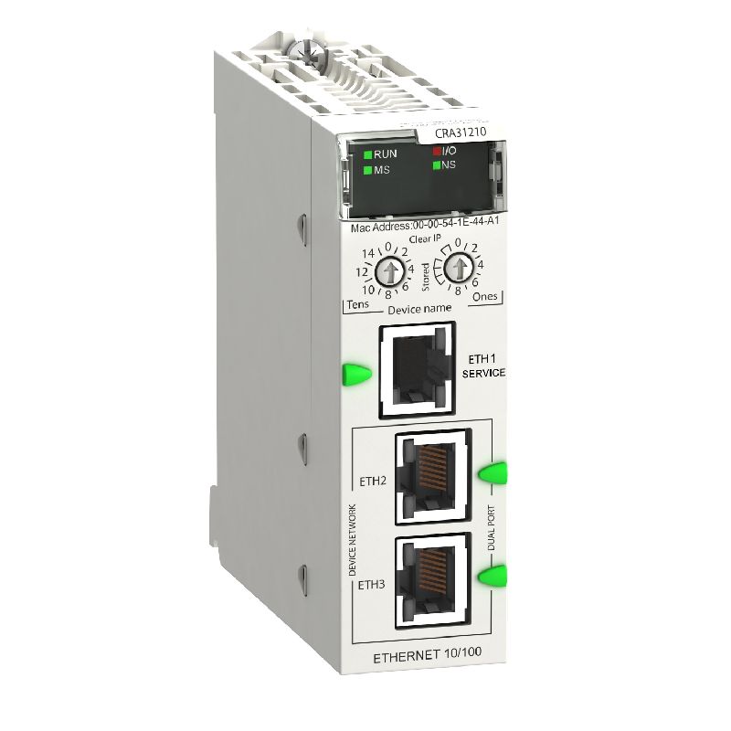 Module de communication pour rack déporté Ethernet BMXCRA31210