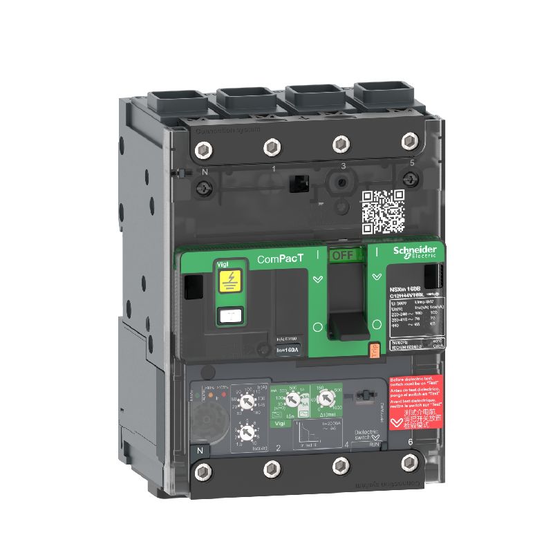 ComPacT NSXmE - disjoncteur Vigi - MicroLogic 4.1 C12E44V160L