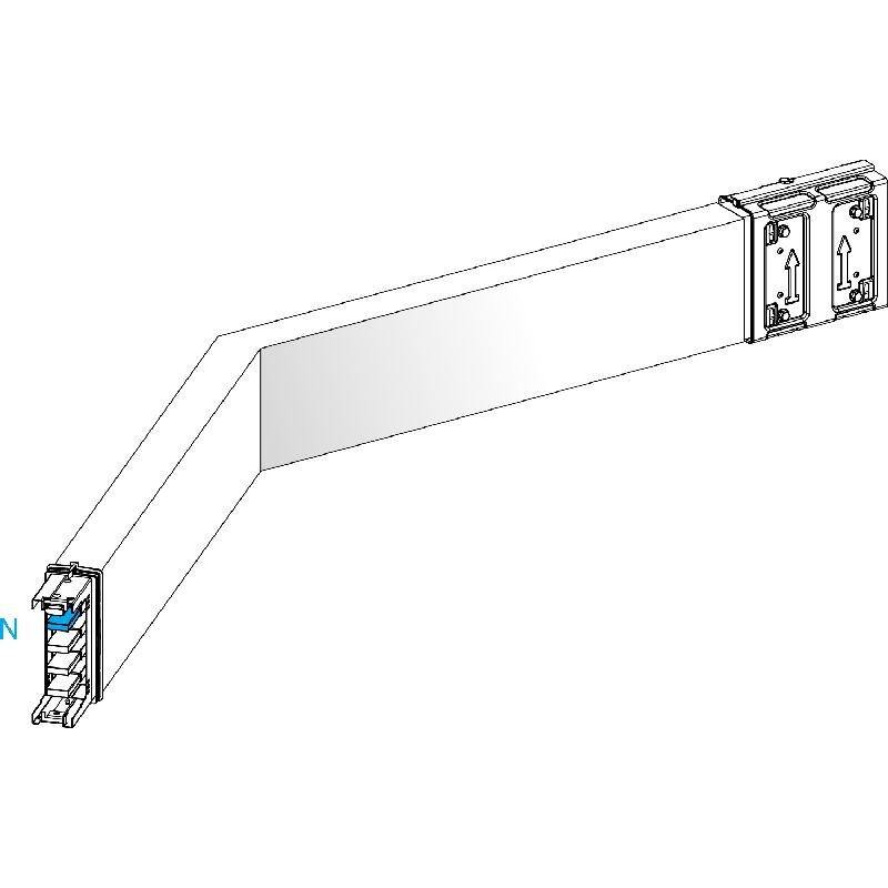 Canalis KSA - Coude spé. Horiz. 250A - 95° à 175° KSA250DLC43B