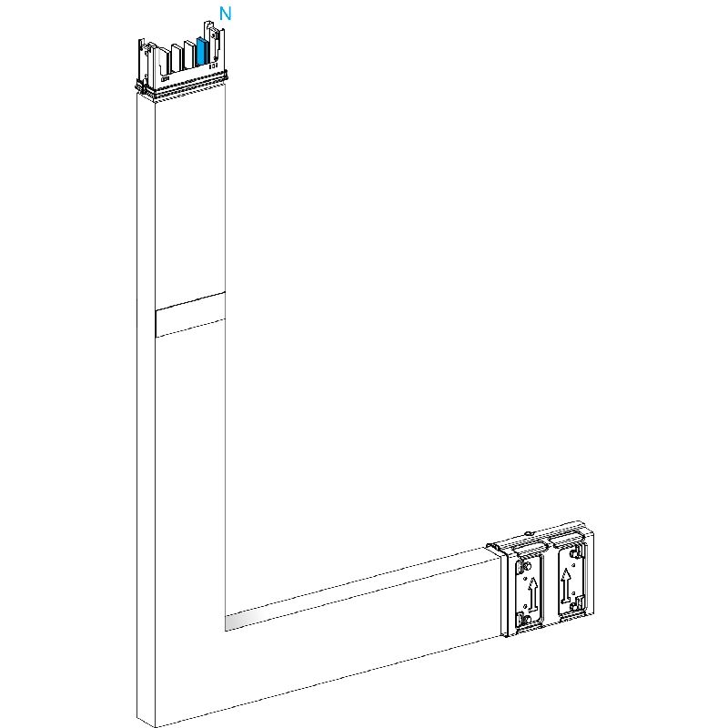 Canalis KSA - coude spécial 250A montage haut - 2 KSA250DLE43F