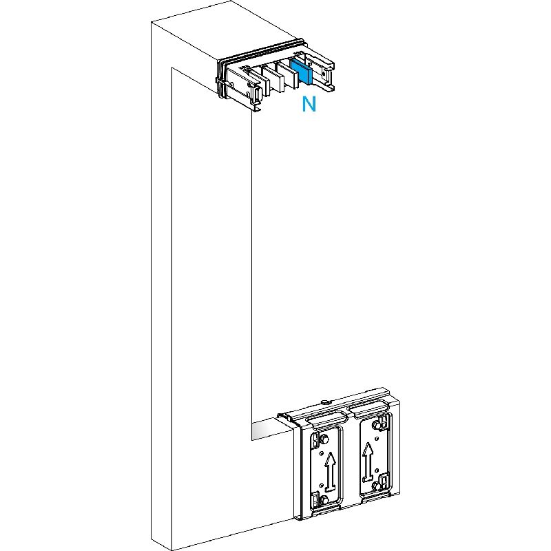 Canalis KSA - coude multiple 400A - vers haut &amp; ga KSA400DMCL41A