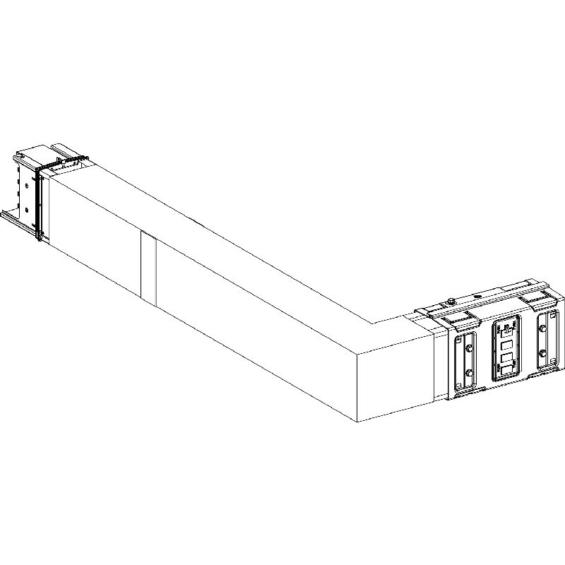 Canalis KSA - coude spéc. coupe feu 1000A mont. à KSA1000DLR41F