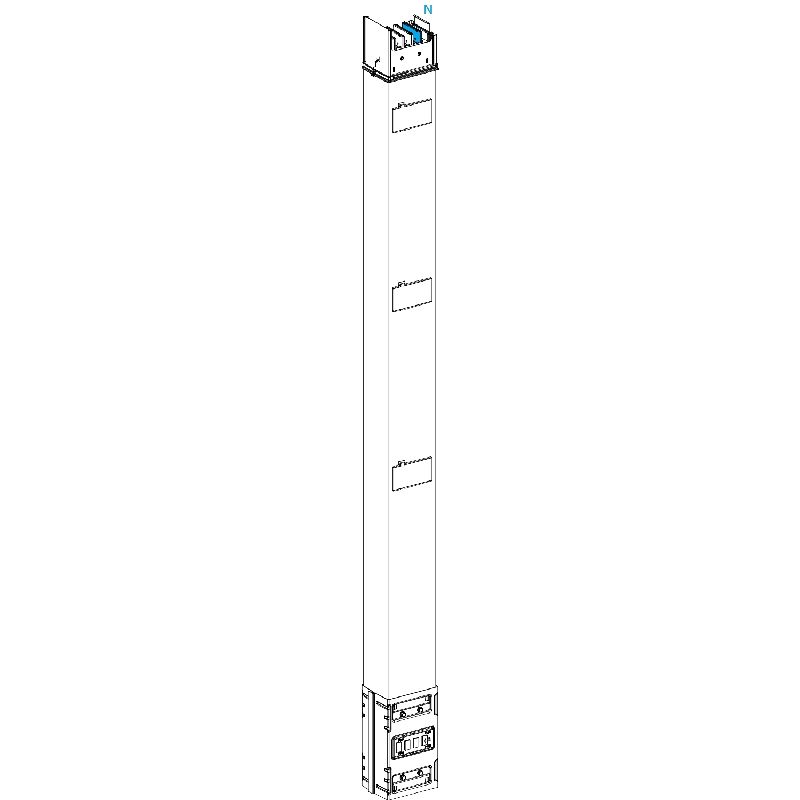 Canalis KSA - colonne montante 1000A - 2 m - 3 tra KSA1000EV4203