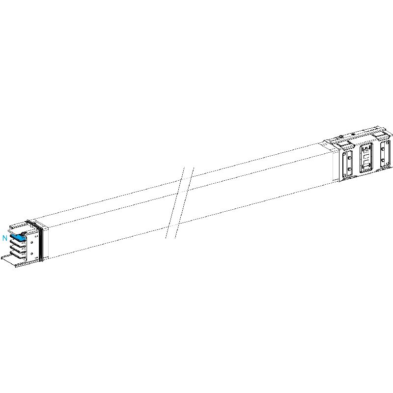 Canalis KSA - élément droit de transport 1000 A - KSA1000ET430