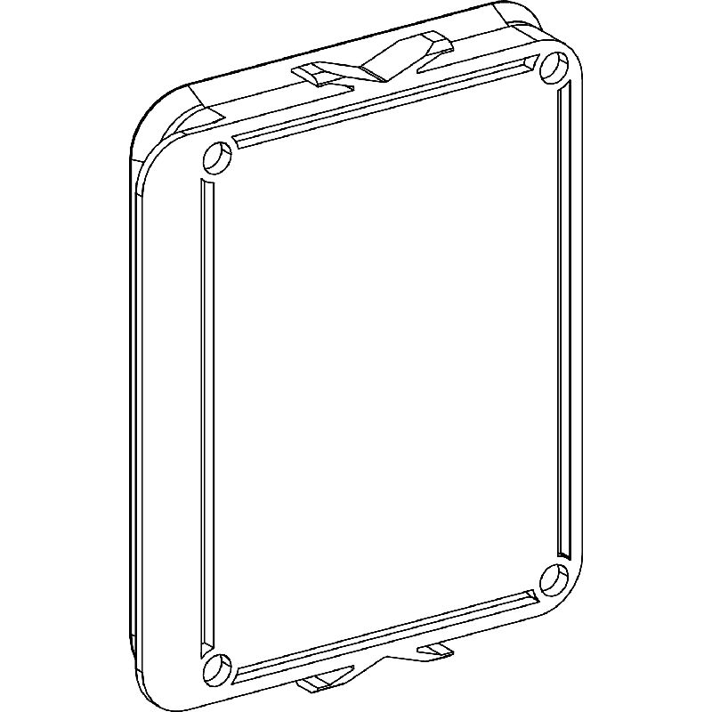 Canalis KN - platine perforée sortie dérivati. - t KNB160ZB1