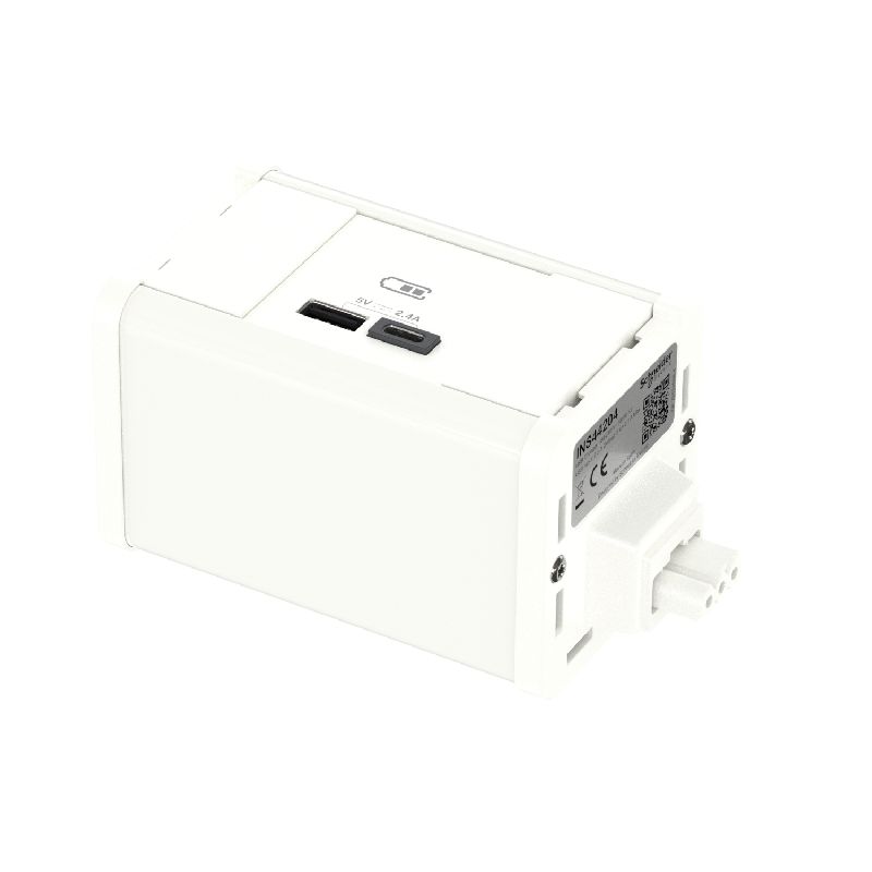 Unica System+ - nourrice précâblée M - USB A+C - b INS44204