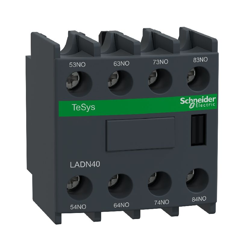 TeSys D - bloc contacts auxiliaires frontaux - 4F+ LADN40