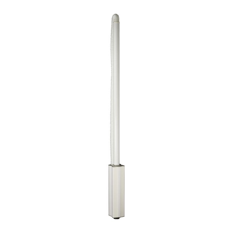 OptiLine 45, colonne mobile aluminium laqué blanc ISM20147P