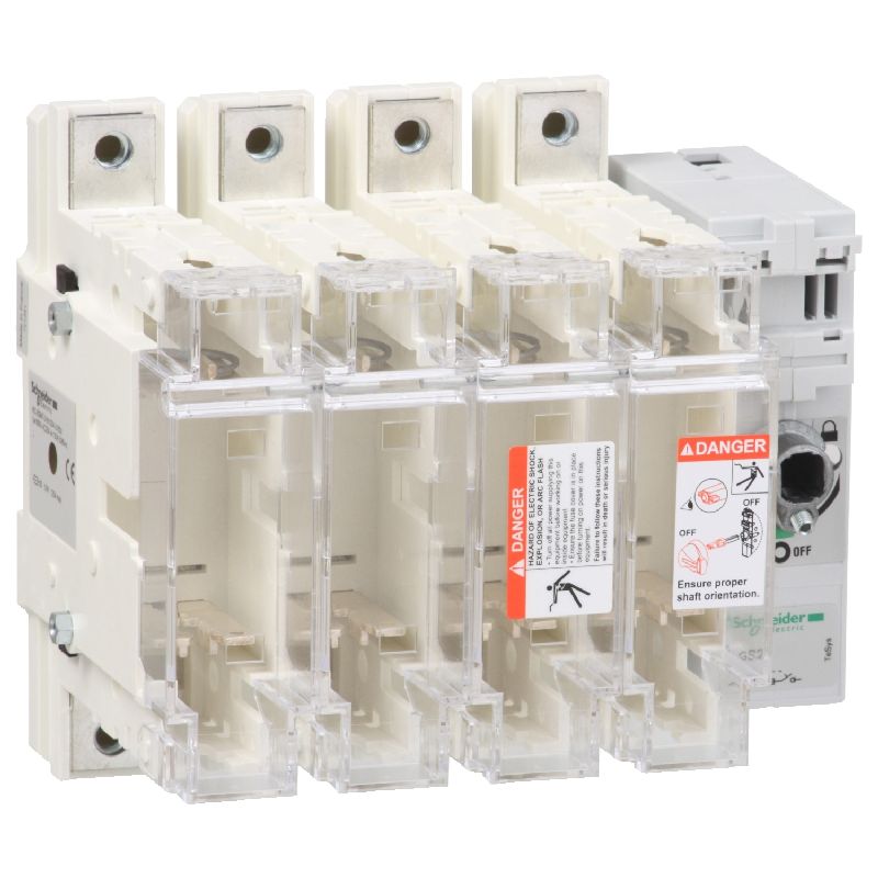 TeSys GS - interrupteur sectionneur fusible - 4P - GS2N4