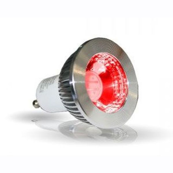 [L-02314] Ampoule GU10 LED Rouge 5W 230V couleur
