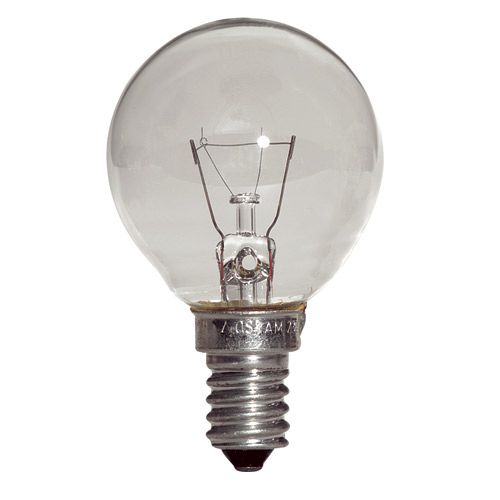 Ampoule Sphérique Claire E14 7W 230V