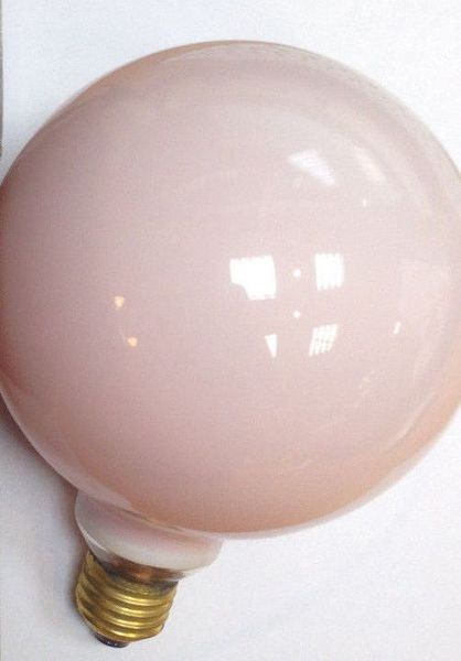 Ampoule Globe Rosa D125mm 60W E27 230V