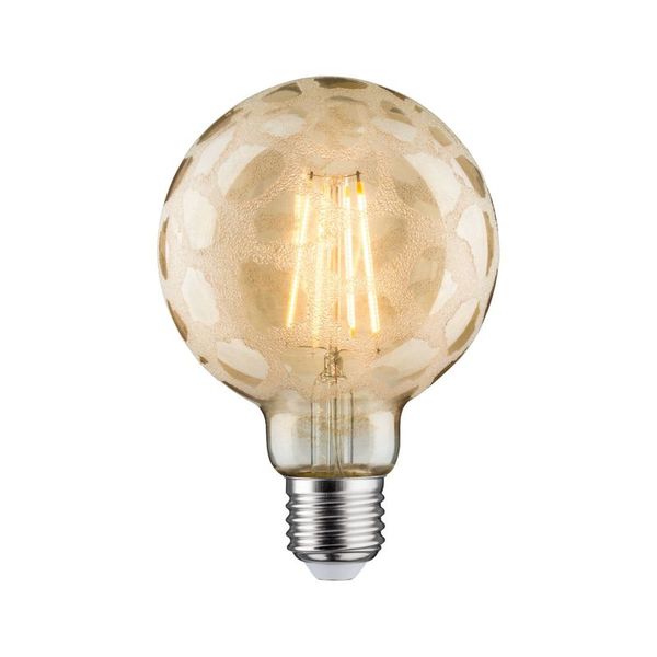 Ampoule Globe Givré_doré D100mm 11W -=60W- 827 E27 compacte 230V