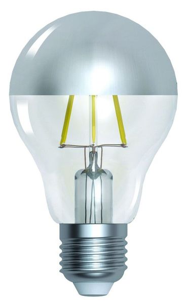 Ampoule Globe calotte argentée D95mm 42w -=60w- E27 230V
