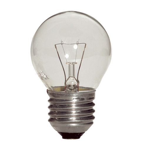 Ampoule Sphérique Claire B22 25W 8000H 130V Longue durée