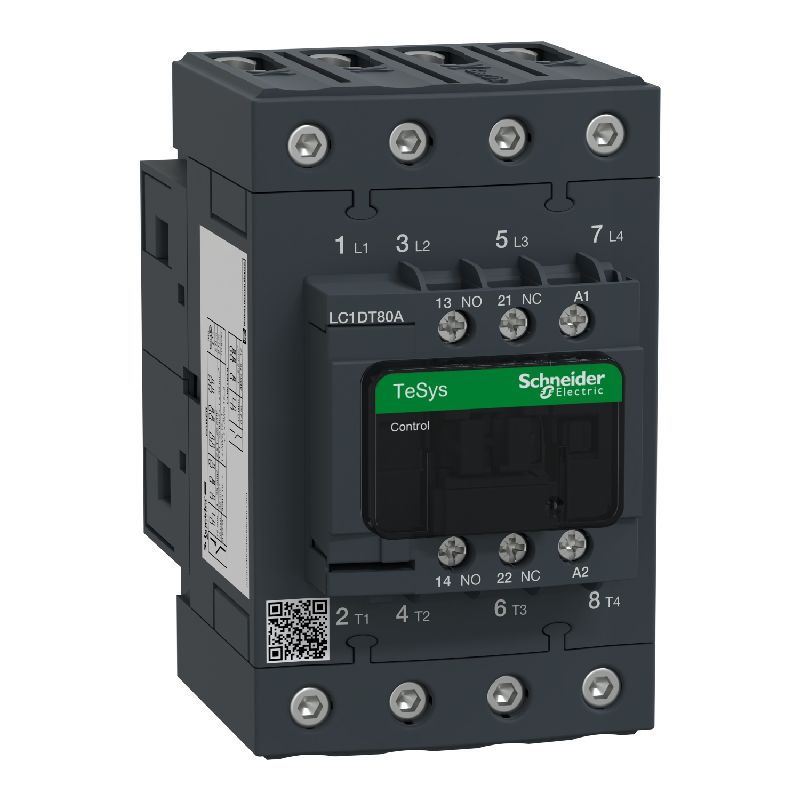 TeSys LC1D - contacteur - 4P - AC-3 440V - 80A - b LC1DT80AM7