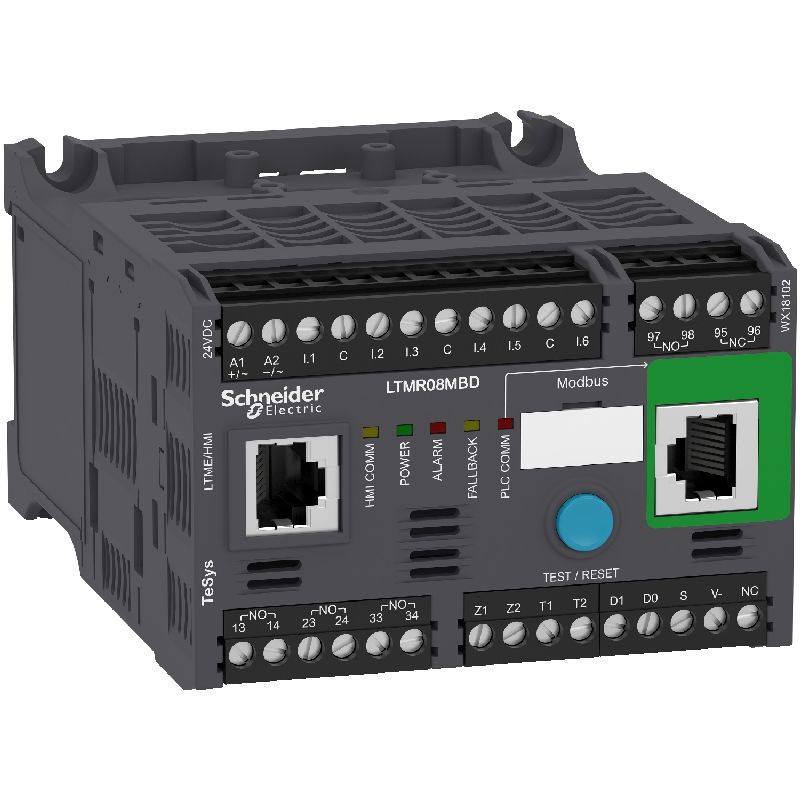 TeSys T contrôleur moteur LTM R, Modbus, 24 V CC, LTMR08MBD