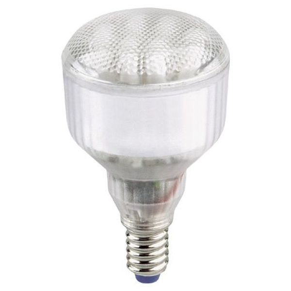 Ampoule R50 Economique E14 7W 827 2700°K 230V Confort Fluocompacte 230v