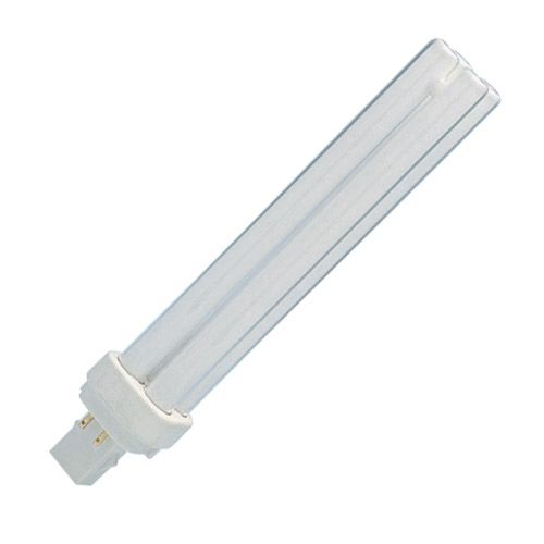 Ampoule Fluocompacte D_E 18W 830 3000°K G24Q-2 - 4 PIN Confort DE