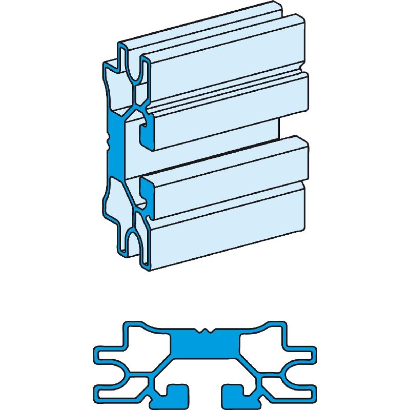 Linergy LGYE - Profil JdB horizontal - 1000A - L=2 LVS04562