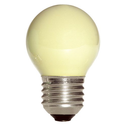 Lampe Sphérique Ilumination Jaune E27 15W 230V couleur