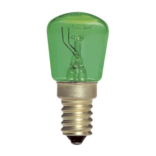 [L-9545] Lampe Poirette Vert T E14 15W 230V couleur