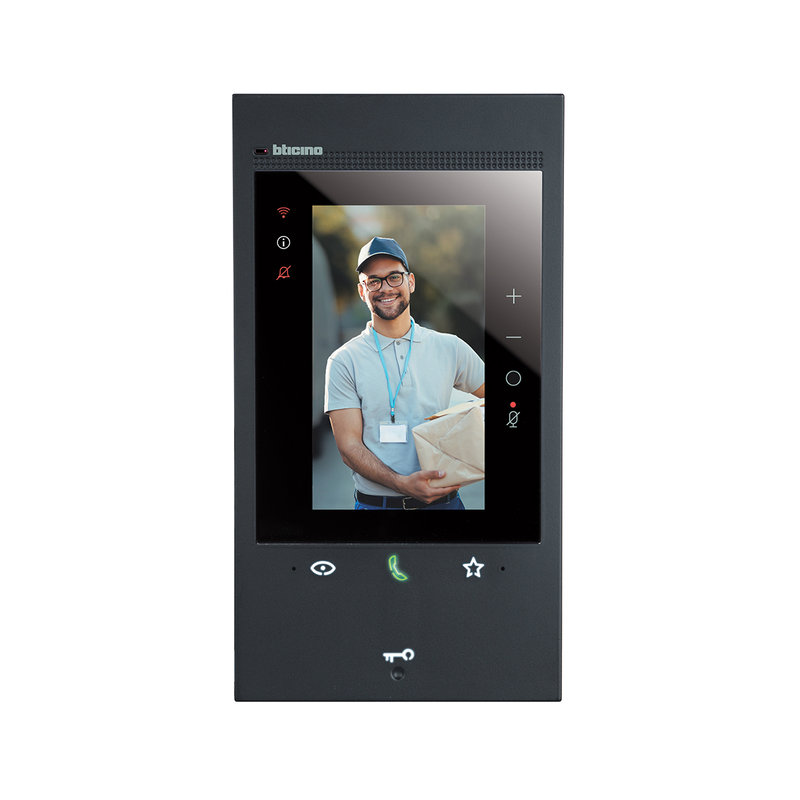 [BTI-BT344885] Bticino BT344885 - Poste intérieur vidéo connecté Classe 300EOS with Netatmo 5pouces vertical noir