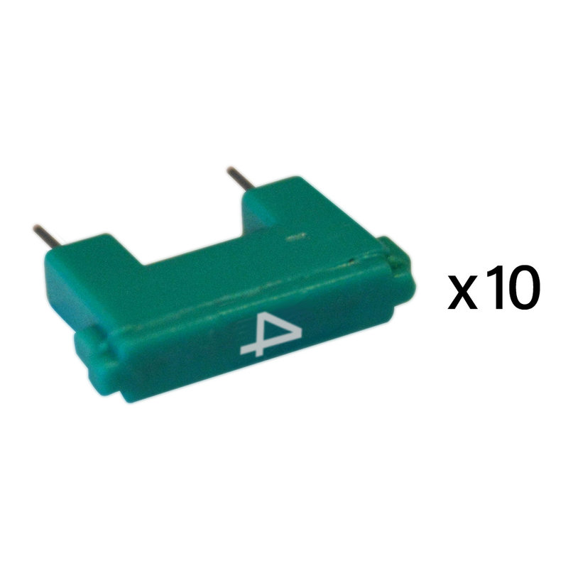 [BTI-3501/4] Bticino 3501/4 - Jeu de 10 cavaliers de configuration pour système BUS avec marquage 4