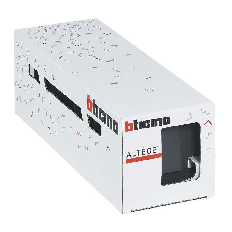 [BTI-BTAL51CL] Bticino BTAL51CL - Lot de 5 interrupteurs ou va-et-vient Altège complet - finition Nuage