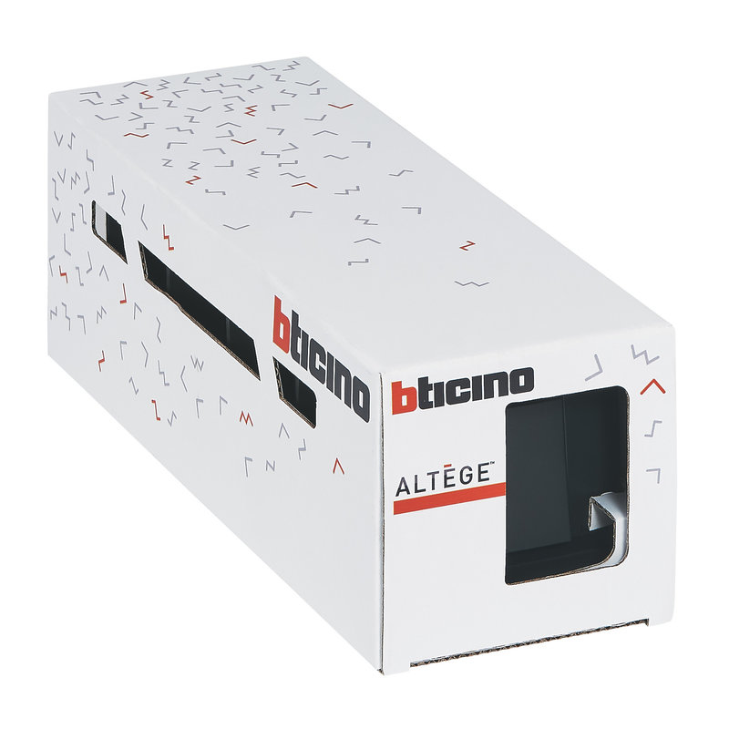 [BTI-BTAL51SL] Bticino BTAL51SL - Lot de 5 interrupteurs ou va-et-vient Altège complet - finition Nuit
