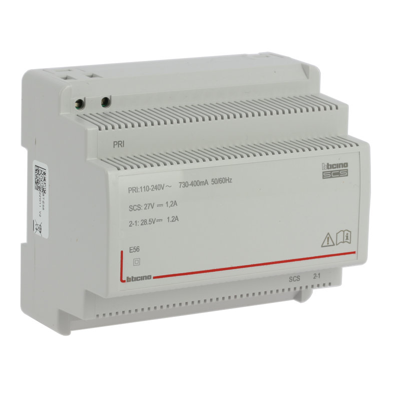 [BTI-BTE56] Bticino BTE56 - Alimentation BUS/SCS 1,2A 110-240V - 6 modules DIN