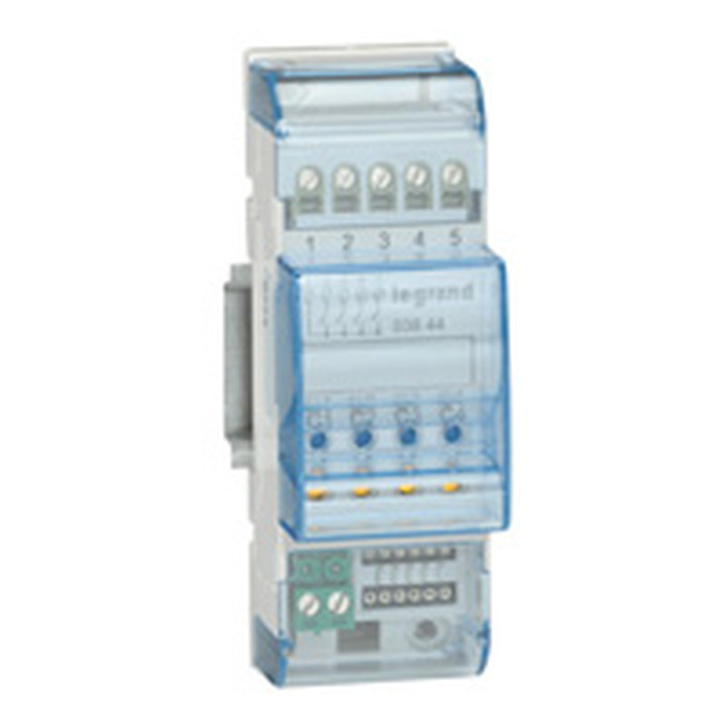 [BTI-F411/4] Bticino F411/4 - Actionneur 4 relais pour éclairage/moteur MyHOME_Up - 2 modules