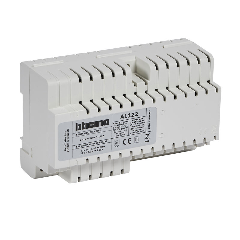 [BTI-003889] Bticino 003889 - Alimentation alternative et continue 230V et 12V= - 8 modules DIN